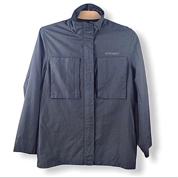 Spiewak New York Slate Blue Windbreaker Shacket Size M - Picture 2 of 9